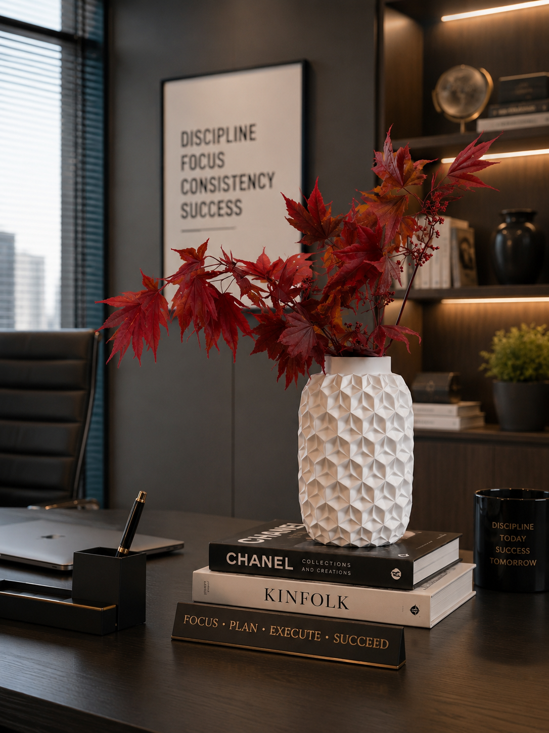 Organic Ripple Sculptural Vase | Premium 3D Printed Textured Flower Art