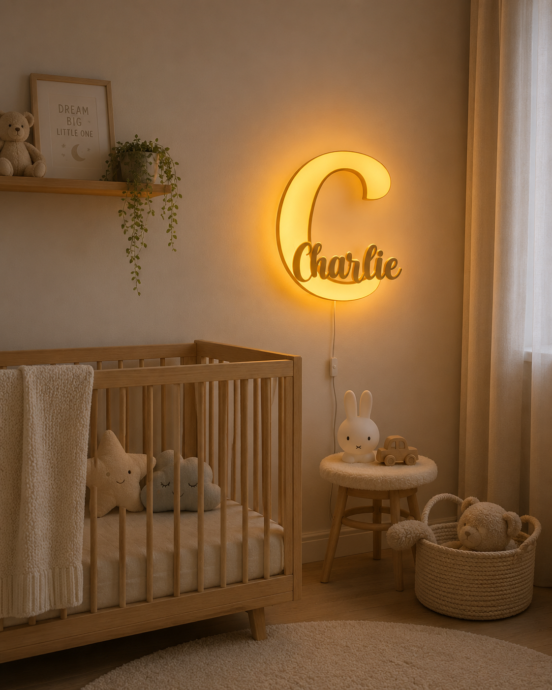LumiNames – Personalised Illuminated Letter & Name Light