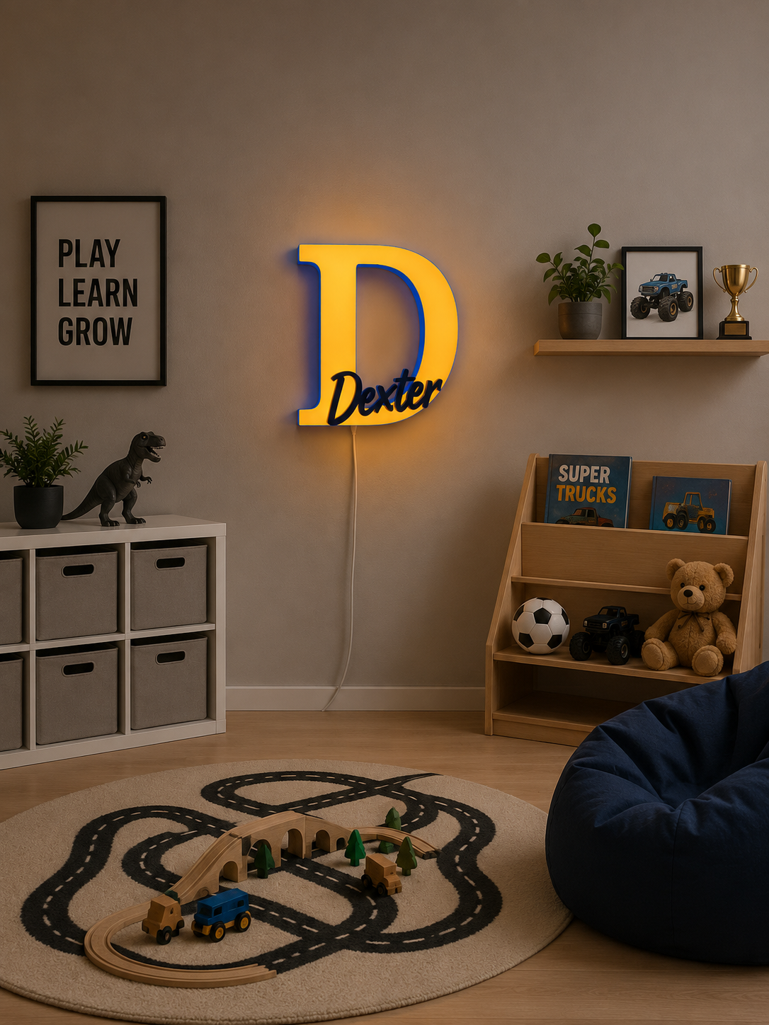 LumiNames – Personalised Illuminated Letter & Name Light