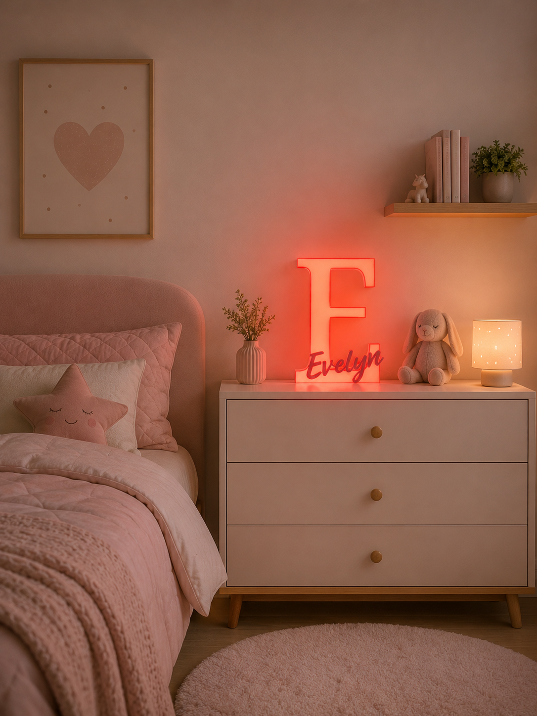 LumiNames – Personalised Illuminated Letter & Name Light