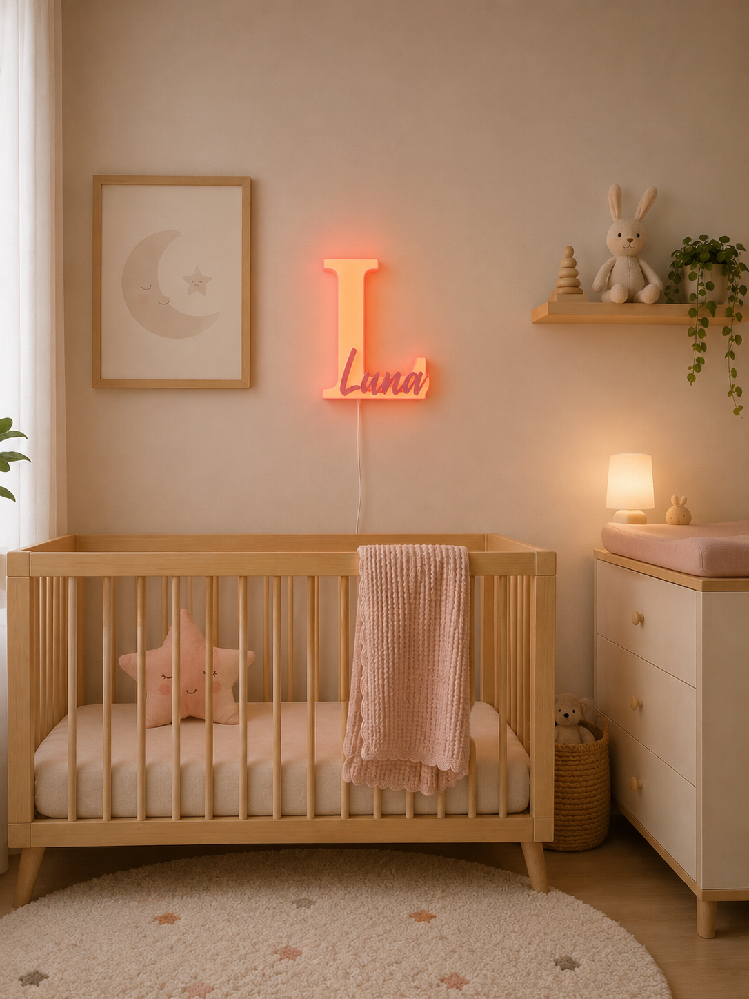 LumiNames – Personalised Illuminated Letter & Name Light