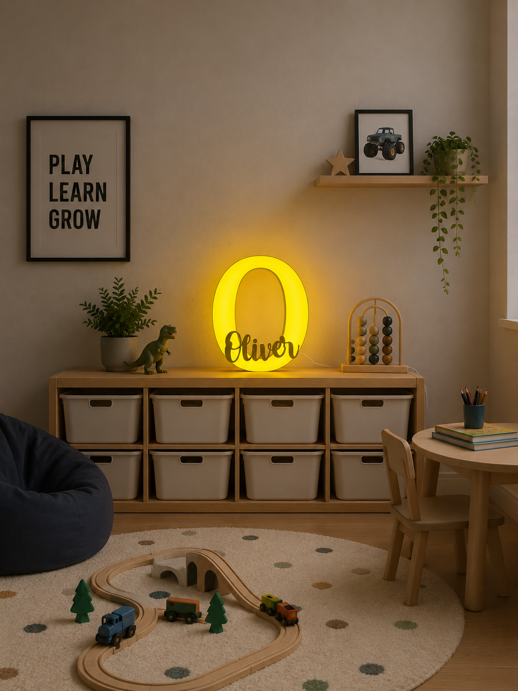 LumiNames – Personalised Illuminated Letter & Name Light