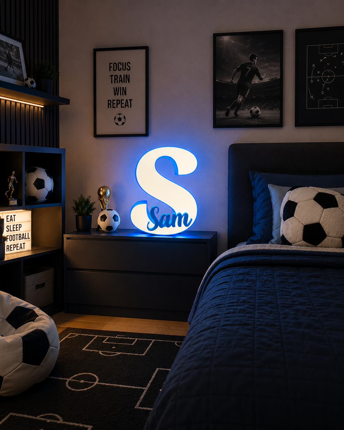 LumiNames – Personalised Illuminated Letter & Name Light